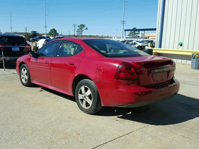 2G2WP552461275675 - 2006 PONTIAC GRAND PRIX RED photo 3