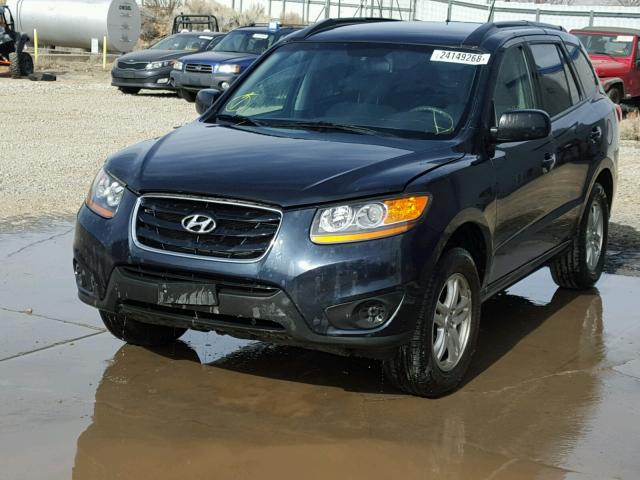 5XYZGDAB5BG055860 - 2011 HYUNDAI SANTA FE G BLUE photo 1