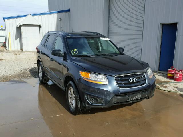 5XYZGDAB5BG055860 - 2011 HYUNDAI SANTA FE G BLUE photo 2