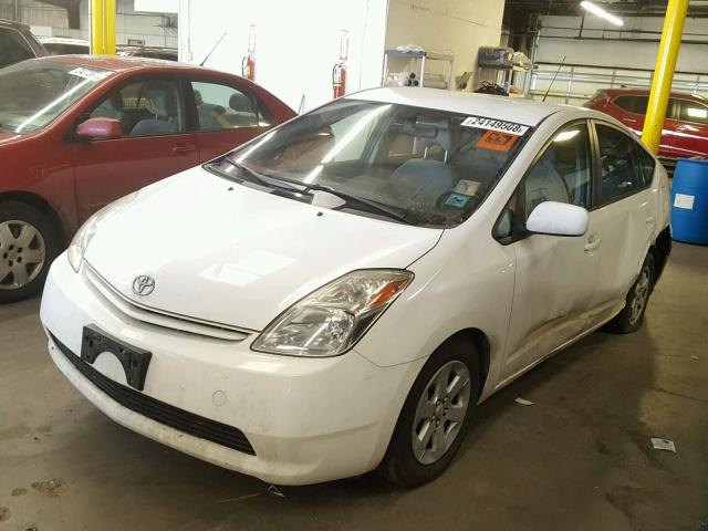 JTDKB20U640097731 - 2004 TOYOTA PRIUS WHITE photo 2