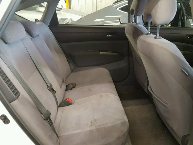 JTDKB20U640097731 - 2004 TOYOTA PRIUS WHITE photo 6