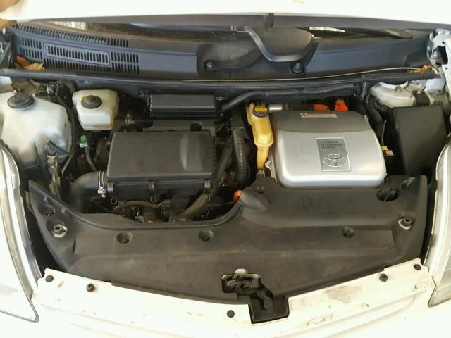 JTDKB20U640097731 - 2004 TOYOTA PRIUS WHITE photo 7