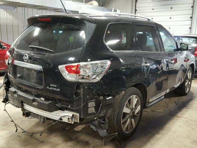 5N1AR2MMXFC618724 - 2015 NISSAN PATHFINDER BLACK photo 4