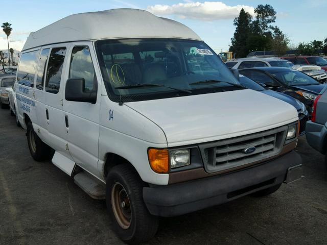 1FTNE24W54HB53367 - 2004 FORD ECONOLINE WHITE photo 1