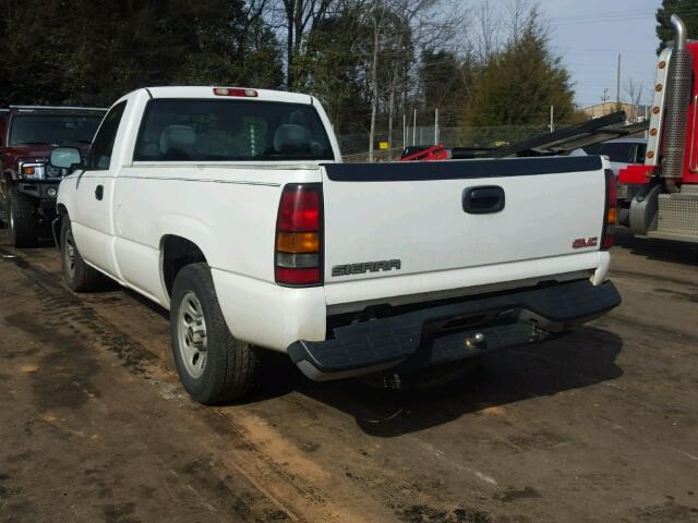 1GTEC14X25Z287497 - 2005 GMC NEW SIERRA WHITE photo 3