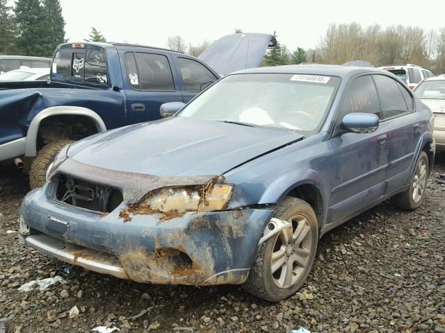 4S4BL84CX54222270 - 2005 SUBARU LEGACY OUT BLUE photo 2