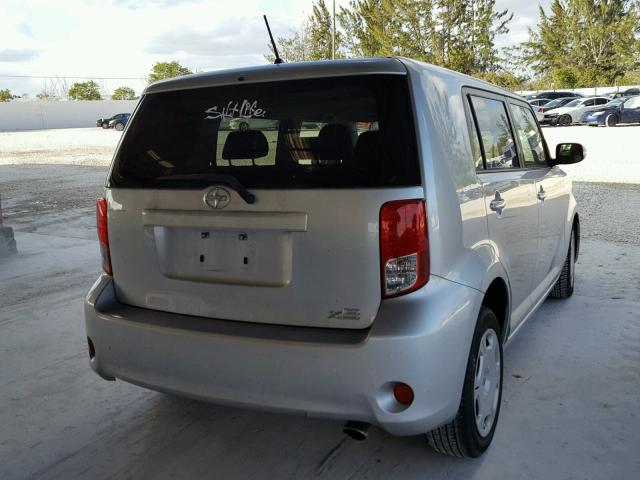 JTLZE4FE8B1133321 - 2011 TOYOTA SCION XB SILVER photo 4