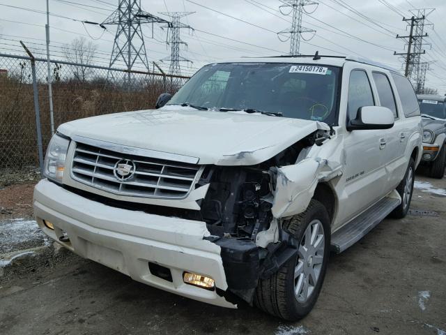 3GYFK66NX6G224322 - 2006 CADILLAC ESCALADE E WHITE photo 2