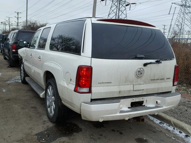 3GYFK66NX6G224322 - 2006 CADILLAC ESCALADE E WHITE photo 3