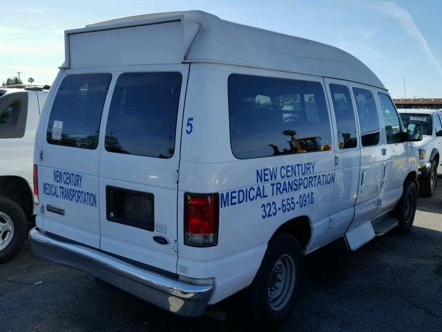 1FTNE24WX7DA56922 - 2007 FORD ECONOLINE WHITE photo 4