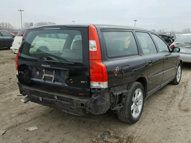 YV1SW592452479294 - 2005 VOLVO V70 FWD BLACK photo 4