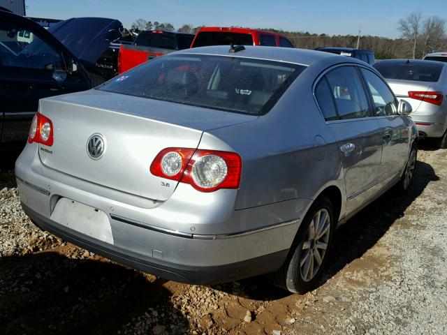 WVWEU73C66P091204 - 2006 VOLKSWAGEN PASSAT 3.6 SILVER photo 4