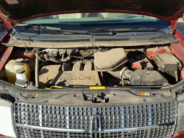 2LMDU88C37BJ19656 - 2007 LINCOLN MKX RED photo 7