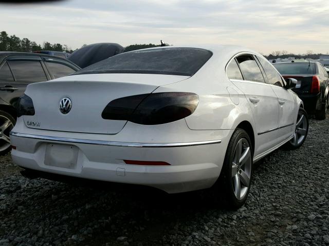 WVWML73C99E543886 - 2009 VOLKSWAGEN CC SPORT WHITE photo 4