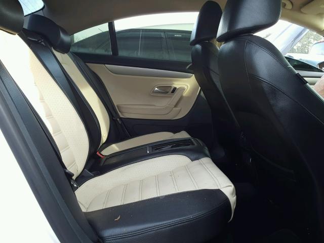 WVWML73C99E543886 - 2009 VOLKSWAGEN CC SPORT WHITE photo 6