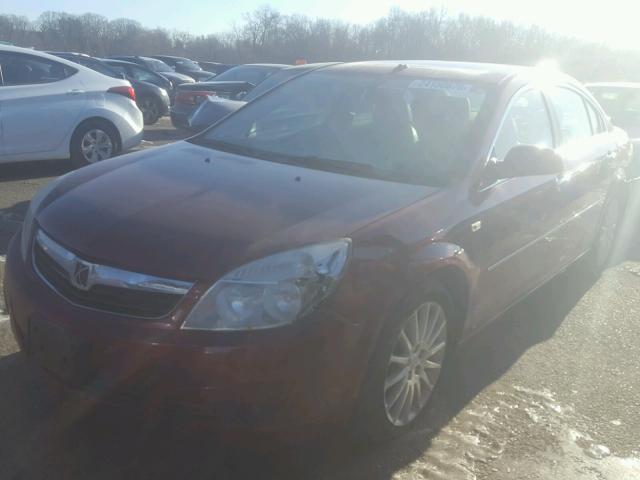 1G8ZV57728F173756 - 2008 SATURN AURA XR RED photo 2