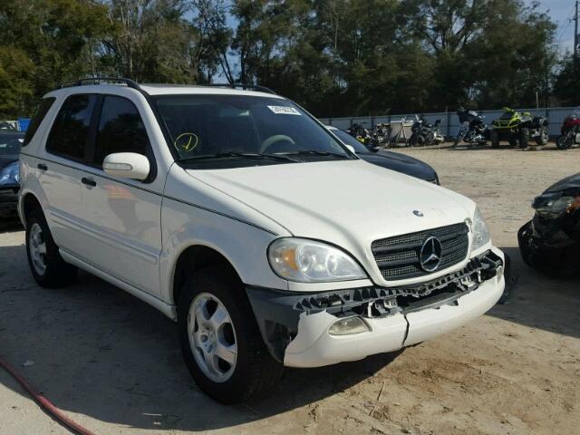 4JGAB54E62A358861 - 2002 MERCEDES-BENZ ML 320 WHITE photo 1