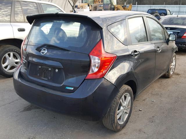 3N1CE2CPXEL382473 - 2014 NISSAN VERSA NOTE BLACK photo 4