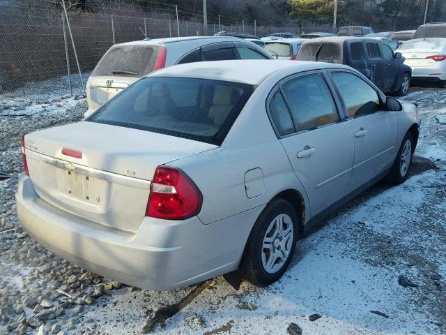 1G1ZS51F56F300052 - 2006 CHEVROLET MALIBU LS SILVER photo 4