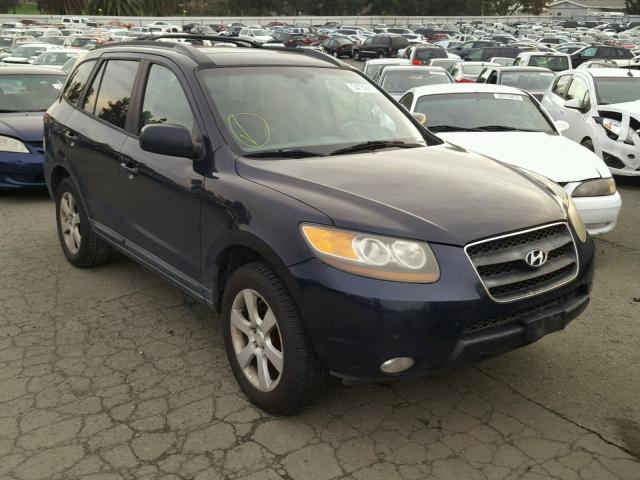 5NMSH73E27H057831 - 2007 HYUNDAI SANTA FE S BLUE photo 1