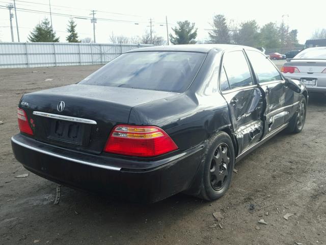 JH4KA9651XC010430 - 1999 ACURA 3.5RL BLACK photo 4