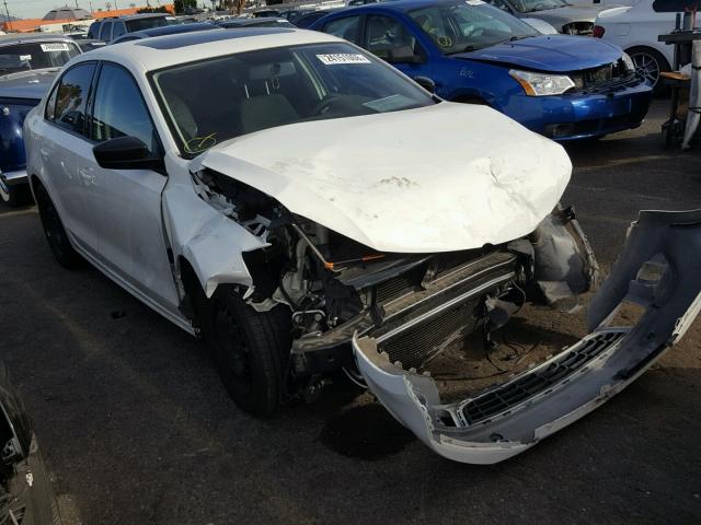 3VW2K7AJ0CM465671 - 2012 VOLKSWAGEN JETTA BASE 白色 照片 1