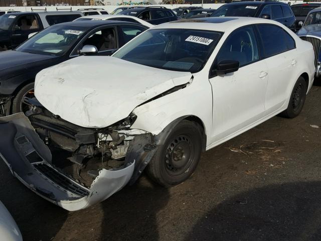 3VW2K7AJ0CM465671 - 2012 VOLKSWAGEN JETTA BASE 白色 照片 2