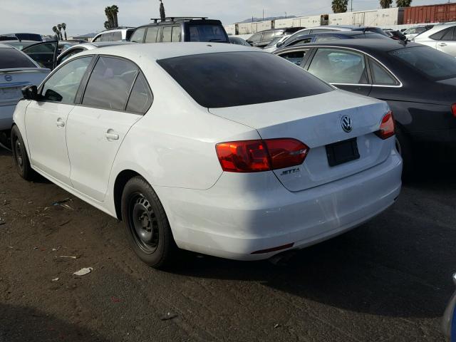 3VW2K7AJ0CM465671 - 2012 VOLKSWAGEN JETTA BASE 白色 照片 3