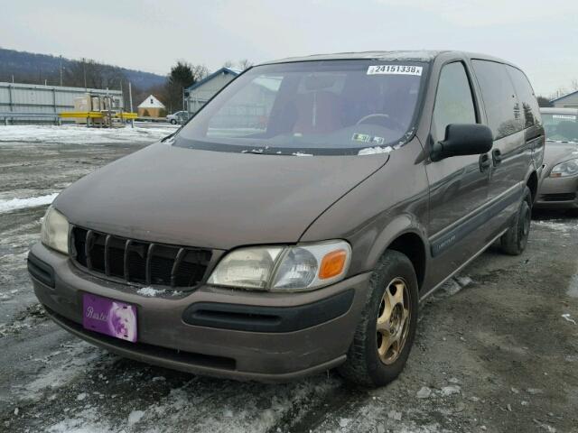 1GNDX03E9YD116460 - 2000 CHEVROLET VENTURE GRAY photo 2