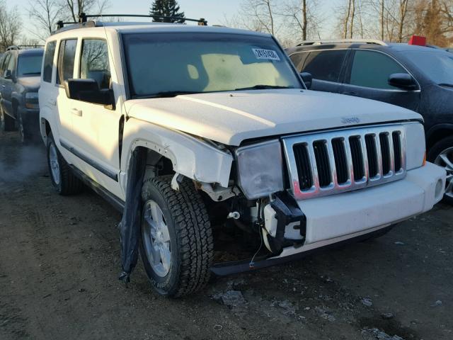 1J8HG48K18C181950 - 2008 JEEP COMMANDER თეთრი ფოტო 1