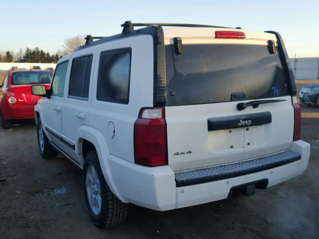 1J8HG48K18C181950 - 2008 JEEP COMMANDER თეთრი ფოტო 3