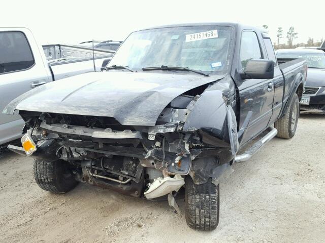 1FTYR14U07PA95074 - 2007 FORD RANGER SUP BLACK photo 2