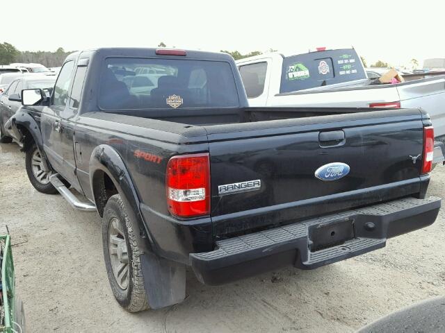 1FTYR14U07PA95074 - 2007 FORD RANGER SUP BLACK photo 3