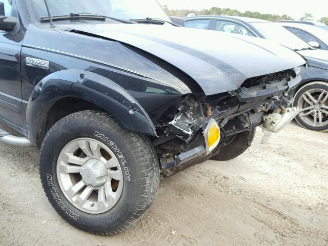 1FTYR14U07PA95074 - 2007 FORD RANGER SUP BLACK photo 9