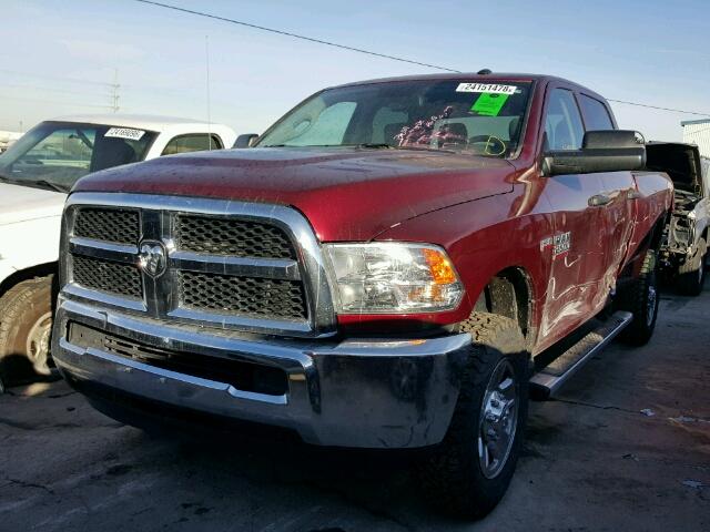 3C6UR5CJ7GG204770 - 2016 RAM 2500 ST BURGUNDY photo 2