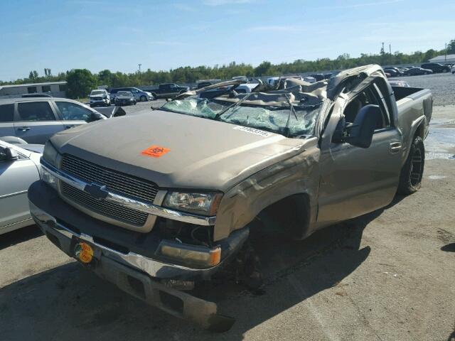 1GCEK19T74Z118695 - 2004 CHEVROLET SILVERADO TAN photo 2