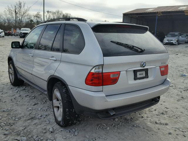 5UXFA13576LY42831 - 2006 BMW X5 3.0I SILVER photo 3