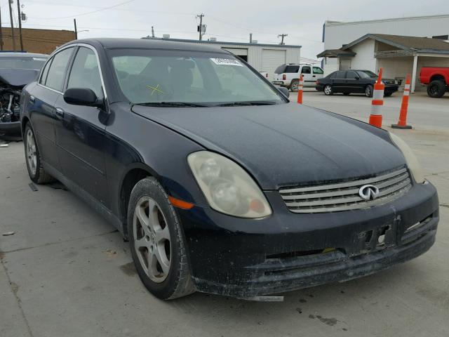 JNKCV51E93M303859 - 2003 INFINITI G35 BLACK photo 1