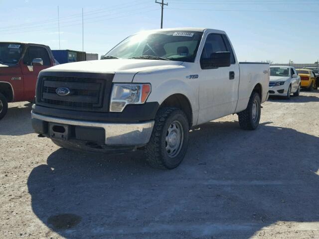 1FTMF1EM8DKG48410 - 2013 FORD F150 WHITE photo 2