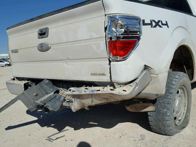 1FTMF1EM8DKG48410 - 2013 FORD F150 WHITE photo 9