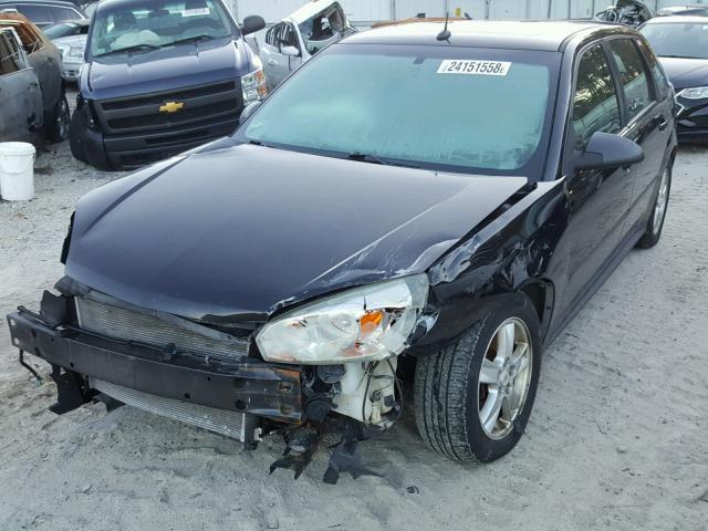 1G1ZT64805F216249 - 2005 CHEVROLET MALIBU MAX 黑色 照片 2