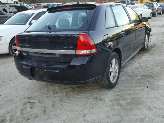 1G1ZT64805F216249 - 2005 CHEVROLET MALIBU MAX 黑色 照片 4