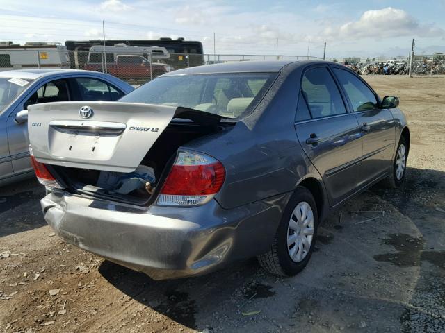 4T1BE32K76U732651 - 2006 TOYOTA CAMRY LE GRAY photo 4