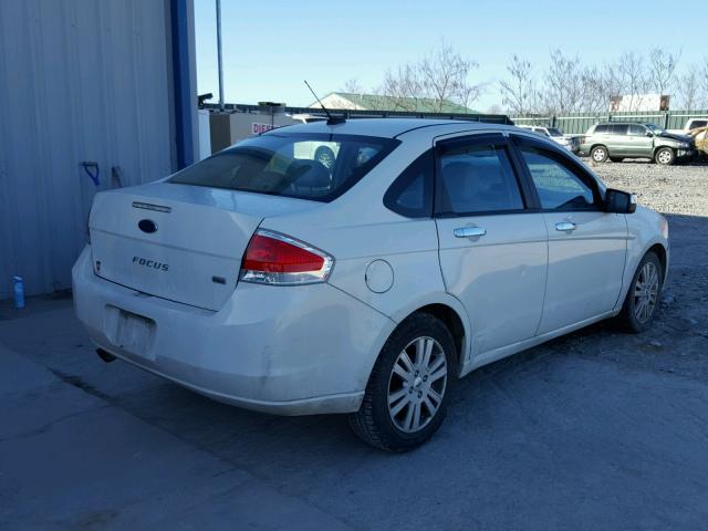 1FAHP3HN1BW165674 - 2011 FORD FOCUS SEL WHITE photo 4