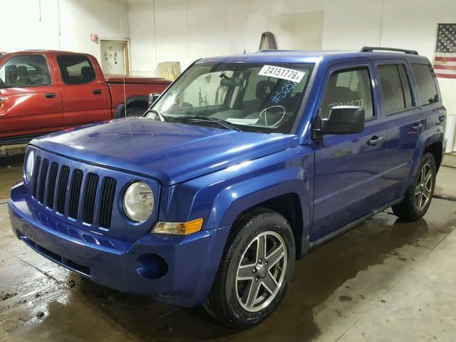 1J4FF28B49D112651 - 2009 JEEP PATRIOT SP BLUE photo 2