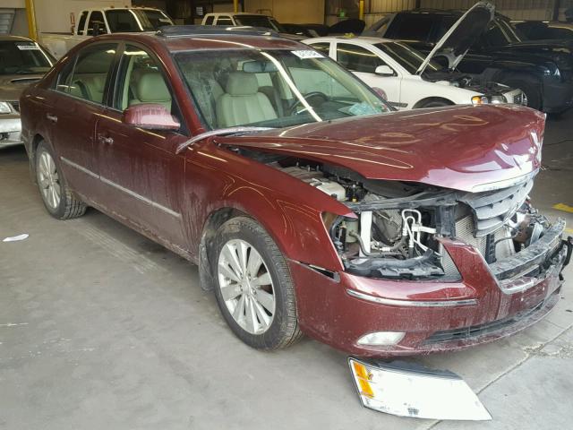 5NPEU46F19H497699 - 2009 HYUNDAI SONATA SE RED photo 1