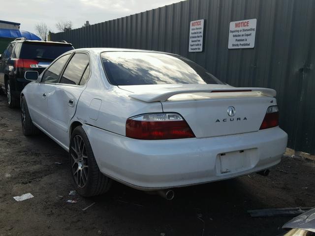 19UUA569X2A030204 - 2002 ACURA 3.2TL TYPE WHITE photo 3