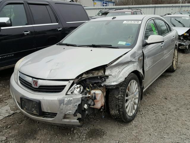 1G8ZV57748F232998 - 2008 SATURN AURA XR SILVER photo 2