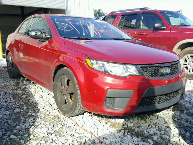 KNAFU6A26A5168227 - 2010 KIA FORTE EX RED photo 1