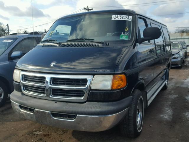 2B6HB11Y4XK502689 - 1999 DODGE RAM VAN B1 BLACK photo 2